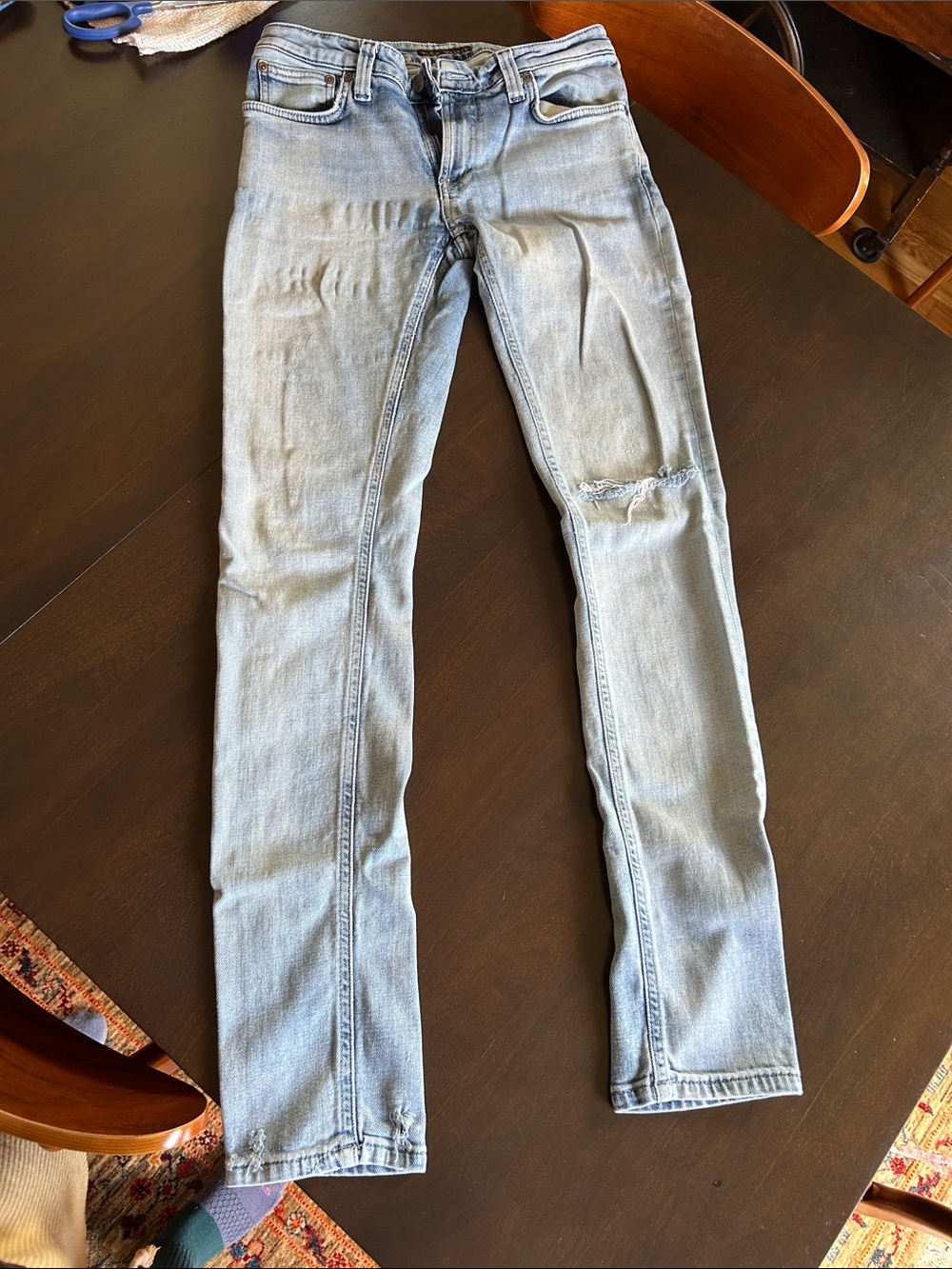 Nudie Jeans Light Blue Skinny Denim